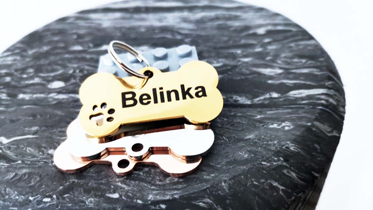 Známka s tlapkou - barvy
